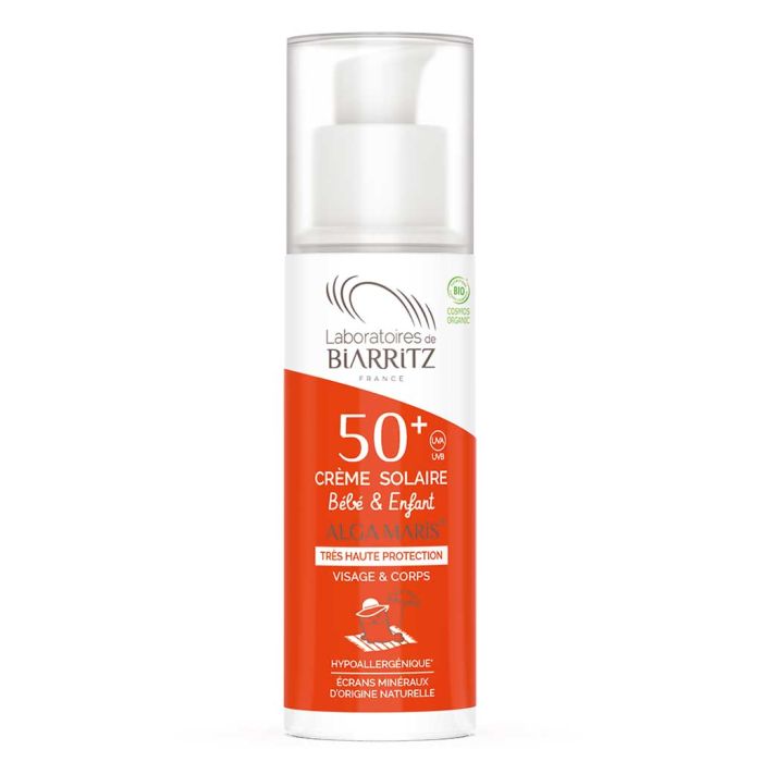 Laboratoires de Biarritz Alga Maris Aurinkovoide lapsille SPF50+ 50 ml-13