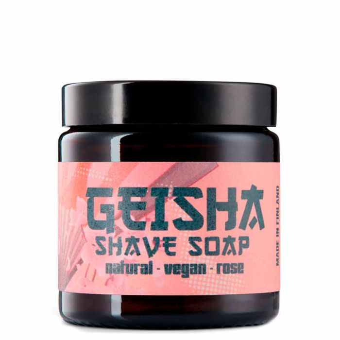 Geisha Shaving Soap Rose sheivaussaippua  80 g-13