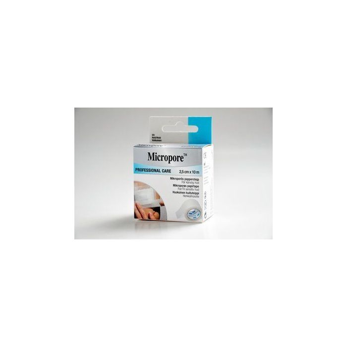 Micropore c1530sp1 valkoinen 25mmx10m 1 kpl kuitukang.haavat.-13