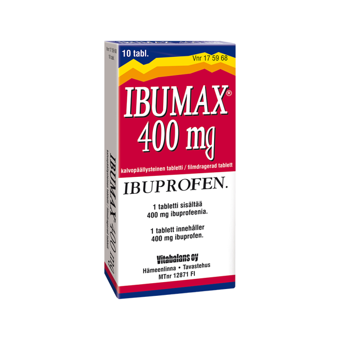 IBUMAX 400 mg 10 fol tabletti, kalvopäällysteinen-13