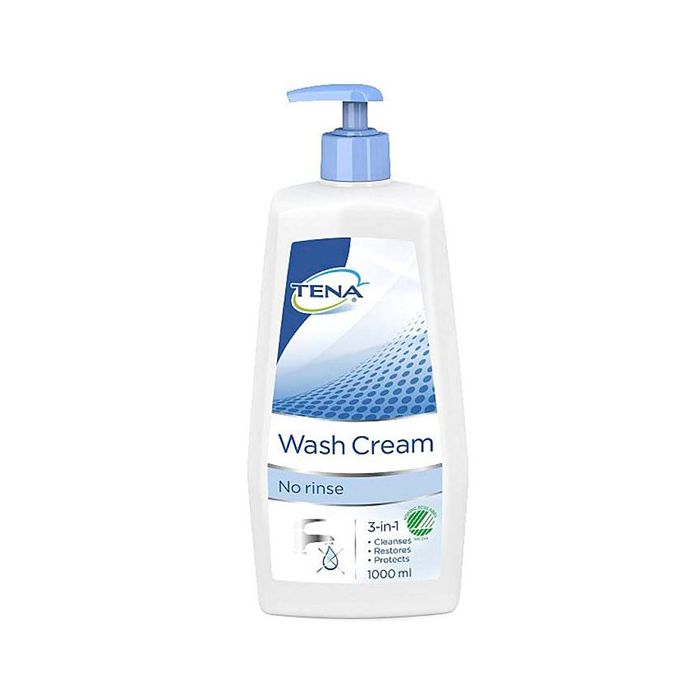 Tena Proskin Wash Cream 1000 ml pesuvoide, pumppupullo-13