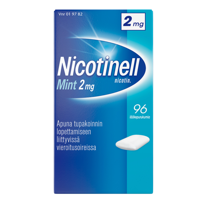 Nicotinell Mint 2 mg 96 kpl lääkepurukumi-13