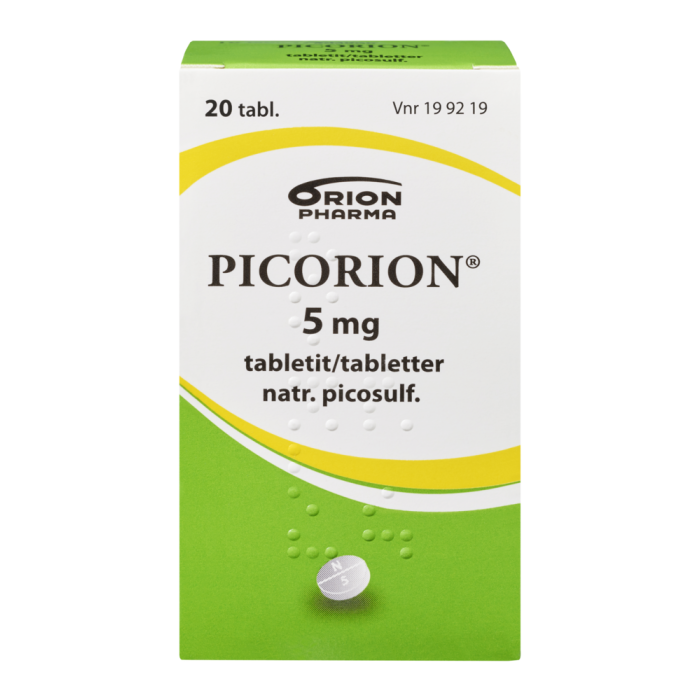 PICORION 5 mg 20 fol tabletti-13
