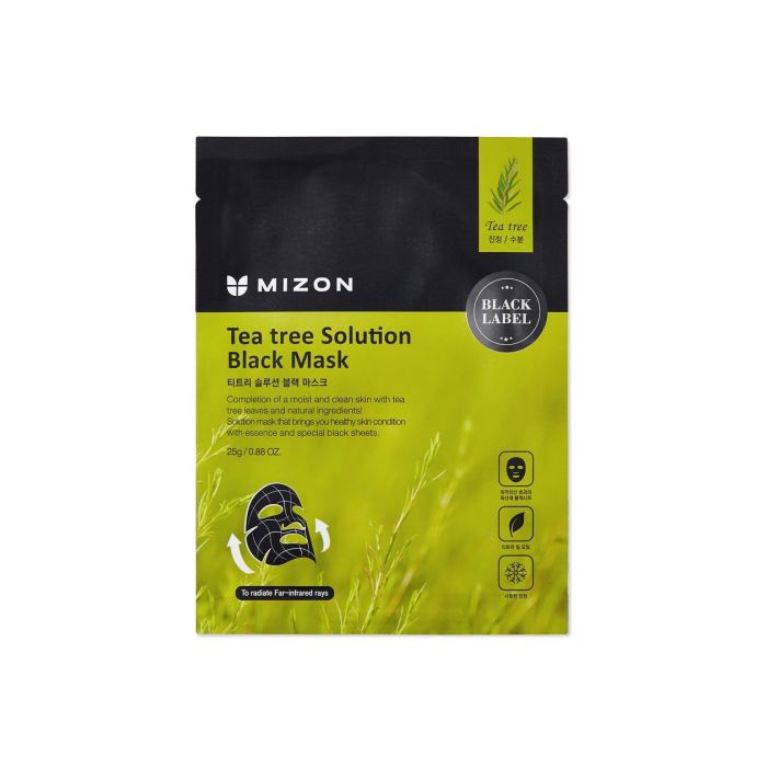 Mizon Tea Tree Solution Black Mask-13