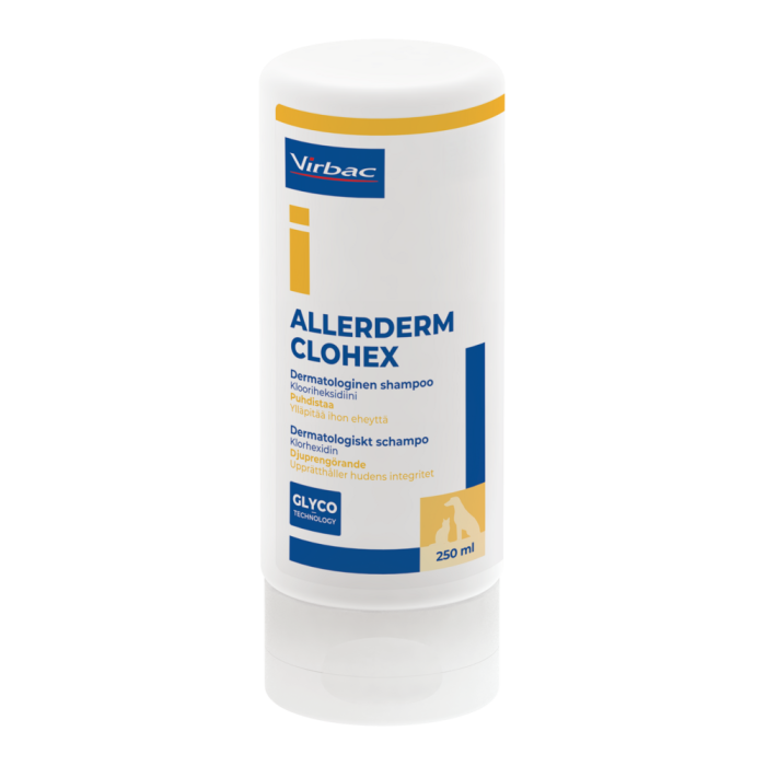 Allerderm Clohex Dermatologinen shampoo 250 ml-13