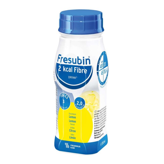 Fresubin 2.0 Kcal Fibre drink 4x200 ml neste, täydennysravintovalmiste sitruuna-13