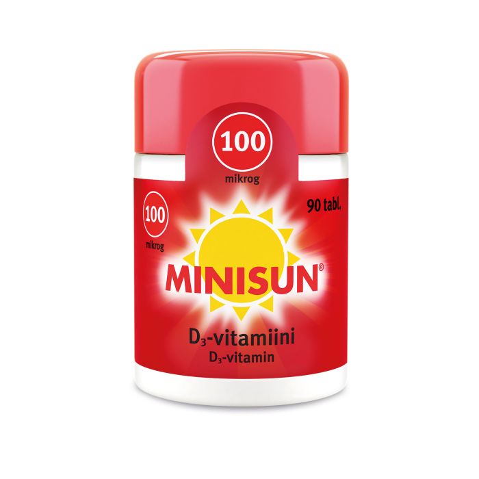 Minisun D-Vitamiini 100 mikrog 90 purutabl-13