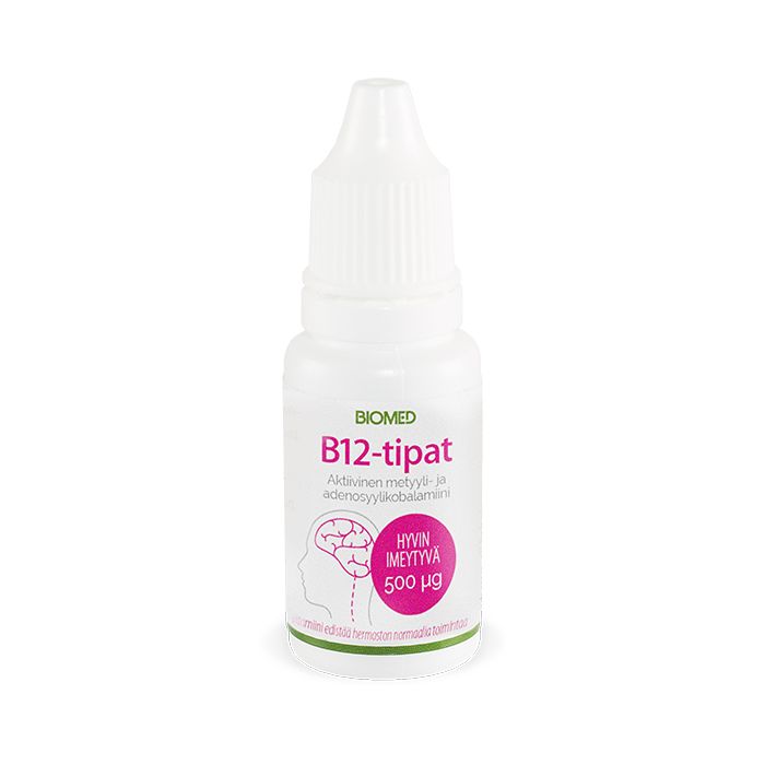 Biomed Terapeuttiset B12-vitamiinitipat 15 ml metyylikobalamiini-tipat-13