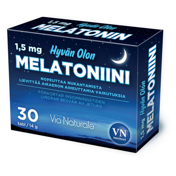 Hyvän Olon Melatoniini 1,5mg 30 tabl-13