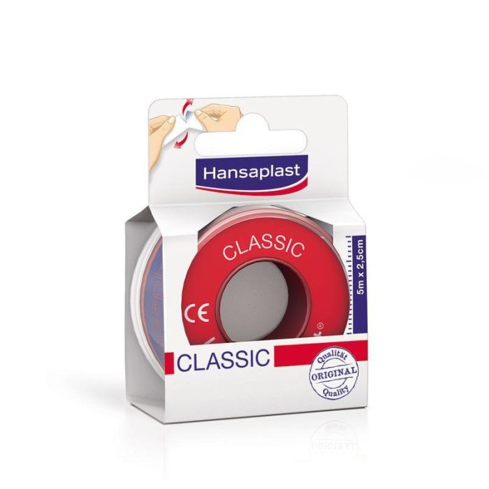 Hansaplast Classic kiinnitysteippi 5mx2,5cm 1 rll -13