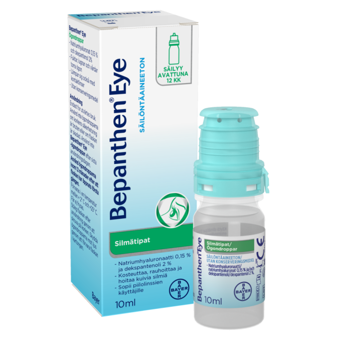Bepanthen Eye Silmätipat 10 ml pullo-13