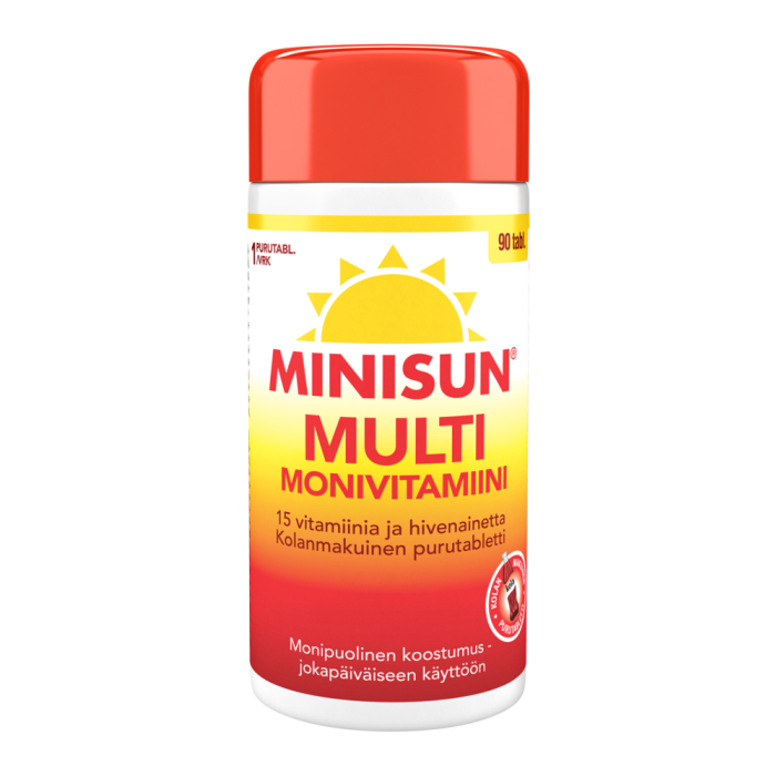 Minisun Monivitamiini Multi kola 90 tabl-13