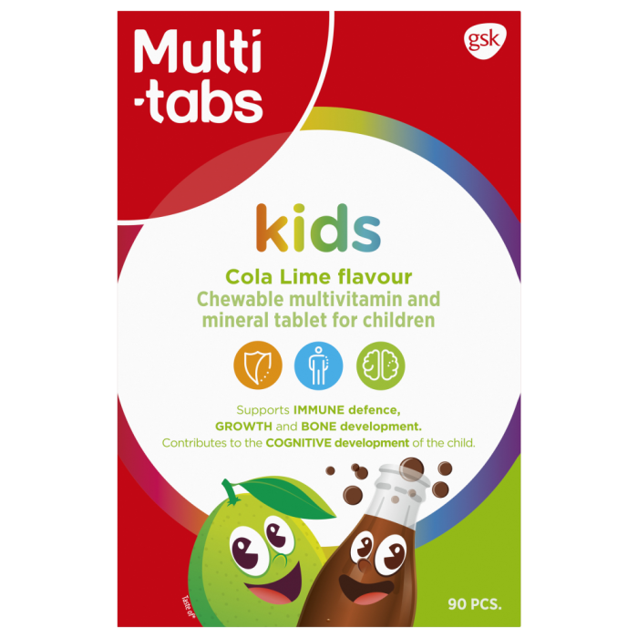 Multi-tabs Kids Kola-Lime Monivitamiini 90 purutabl-13