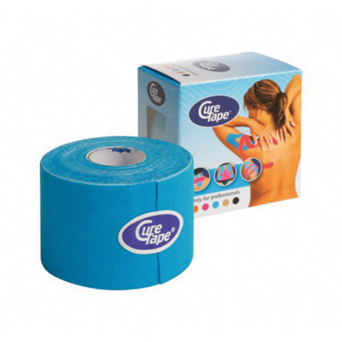Curetape Kinesioteippi sininen 5m x 5cm 1 kpl-13