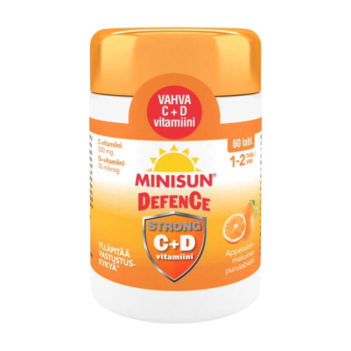 Minisun Defence Strong C+D vitamiini 60 tabl-13
