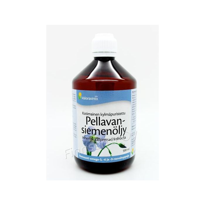 Rikas Pellavansiemenöljy 500 ml kylmäpuristettu-13