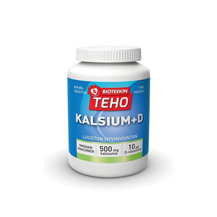 Bioteekin Teho Kalsium + D 80 tabl-13