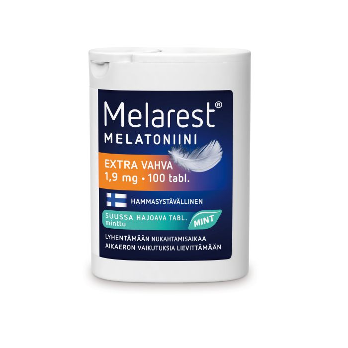 Melarest Melatoniini Extra Vahva mint 100 tabl 1,9 mg-13