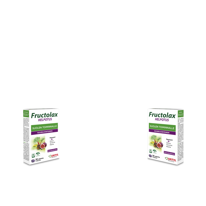 Fructolax Helpotus tabl 30 kpl  hedelmä ja kuitu-13