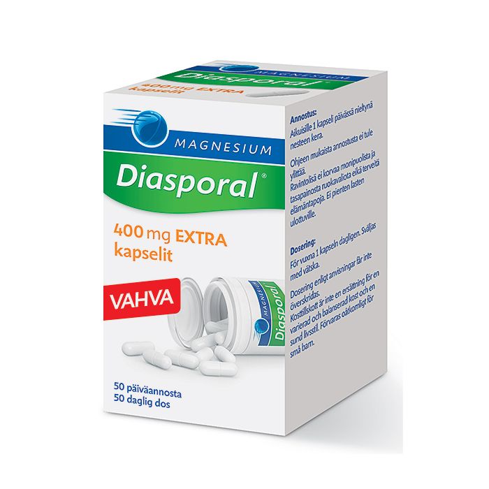 Diasporal magnesium 400 Extra kaps 50 kpl-13