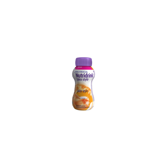Nutridrink Juice Style 4x200 ml neste täydennysravintovalmiste appelsiini-13