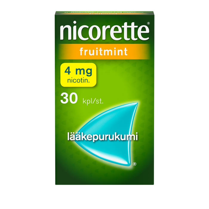 Nicorette Fruitmint 4 mg 30 kpl lääkepurukumi-13