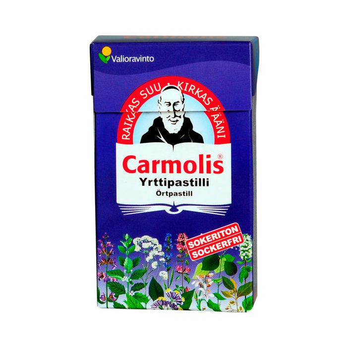Carmolis Yrttipastilli sokeriton 45 g-13