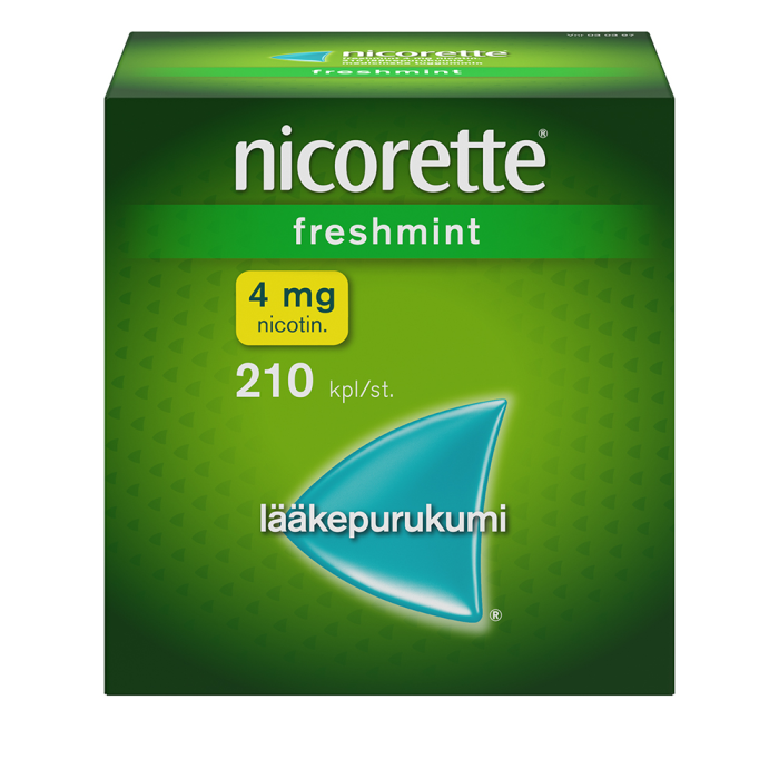 Nicorette Freshmint 4 mg 210 kpl lääkepurukumi-13