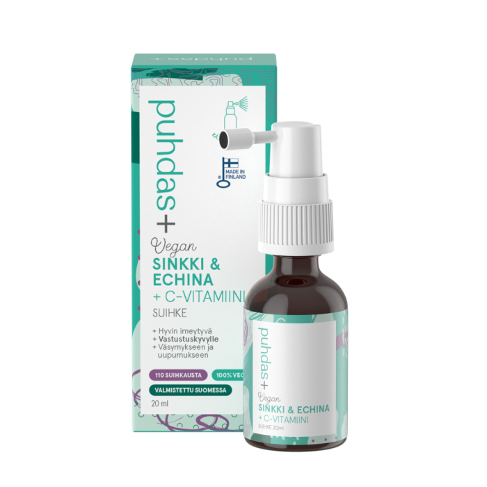 Puhdas+ Sinkki&Echina&C-vitamiinisuihke 20 ml-13