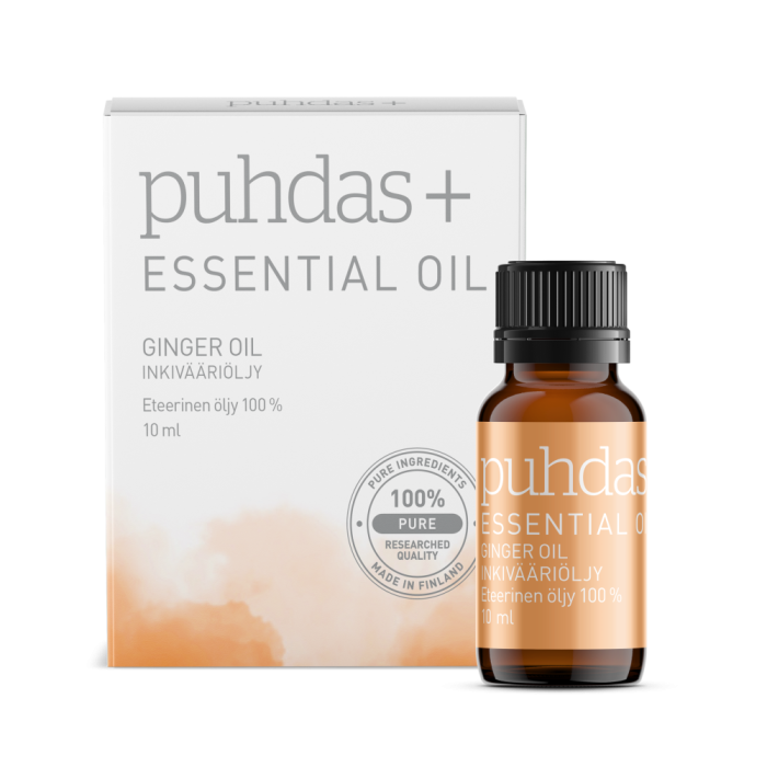 Puhdas+ Eteerinen inkivääriöljy, 10 ml-13