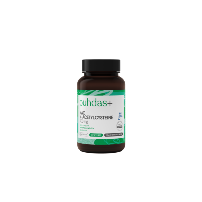 Puhdas+ NAC kysteiini, 300mg 60 kaps-13