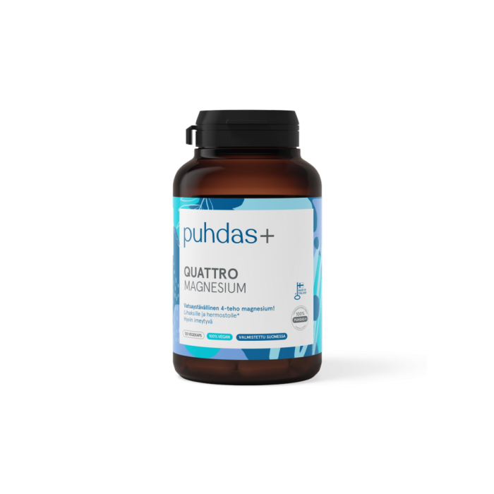 Puhdas+ Quattro Magnesium 100 + 20 vegekaps-13