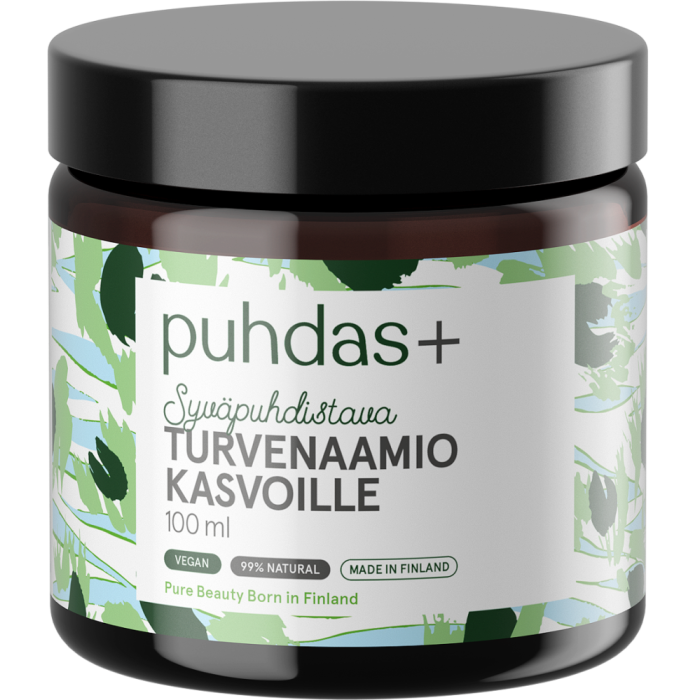 Puhdas+ Syväpuhdistava turvenaamio kasvoille 100 ml-13