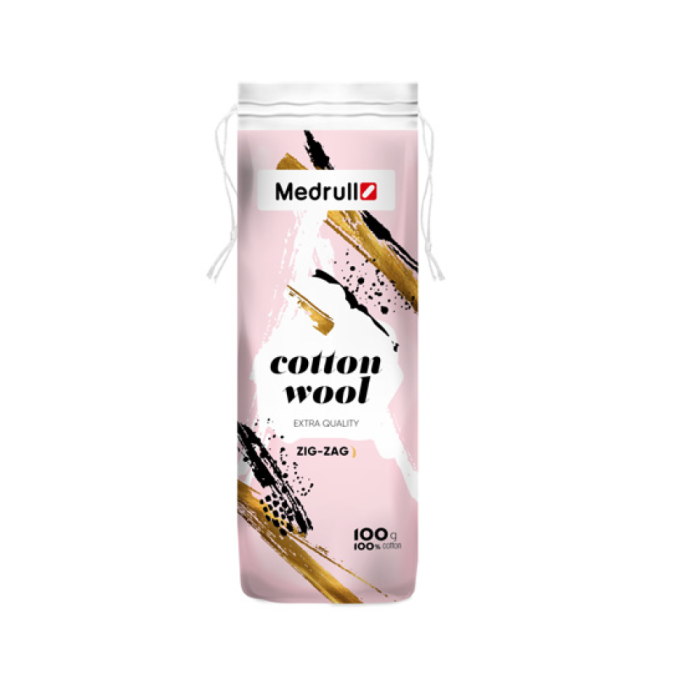 Medrull Cotton Wool zig-zag vanu 100 g-13