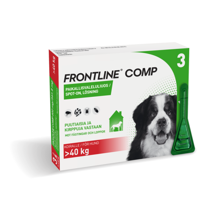 FRONTLINE COMP 402 mg / 361.8 mg 3 x 4.02 ml paikallisvaleluliuos-13