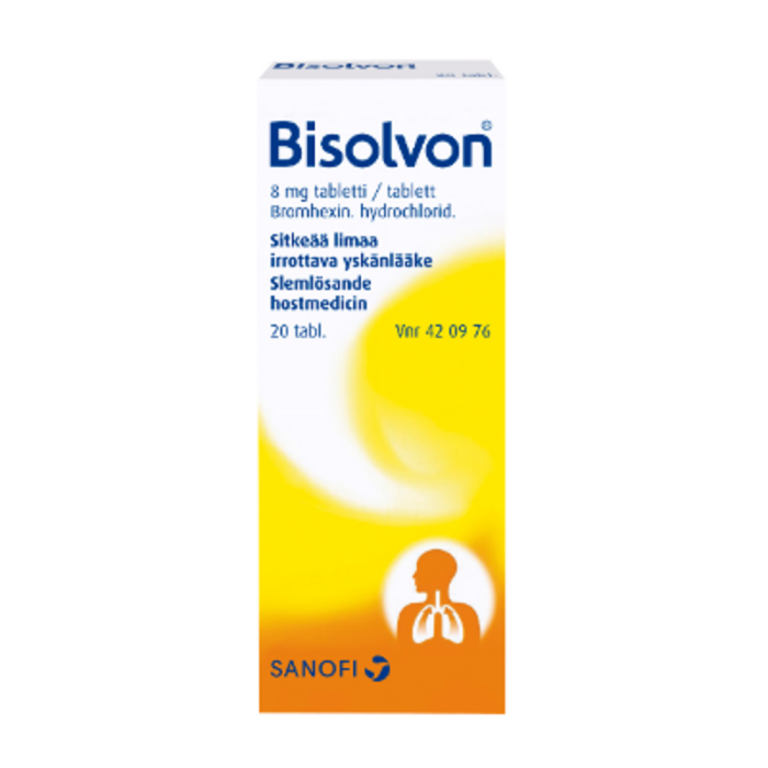 BISOLVON 8 mg 20 fol tabletti-13