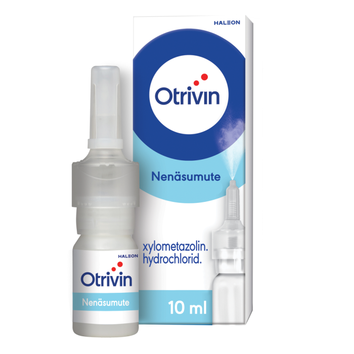 OTRIVIN SÄILYTYSAINEETON 1 mg/ml 10 ml nenäsumute, liuos pystysuuntainen pumppu-13