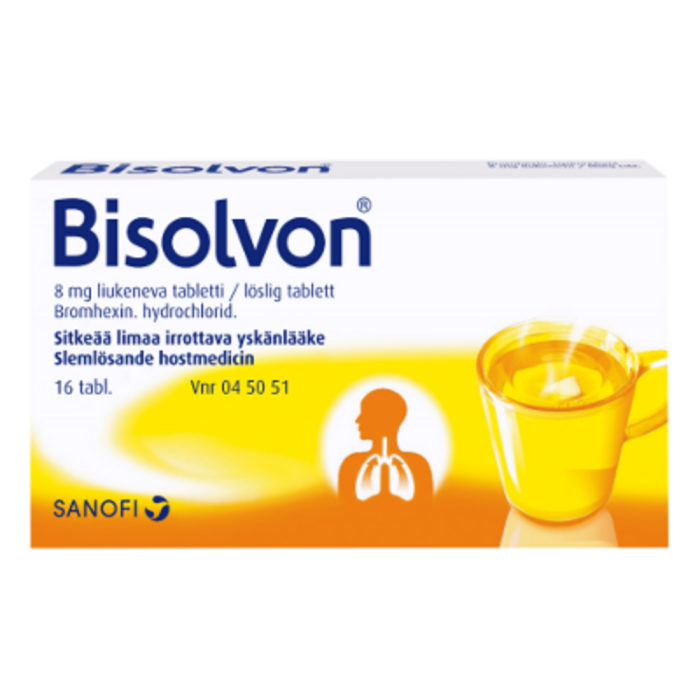 BISOLVON 8 mg 16 fol liukeneva tabletti-13