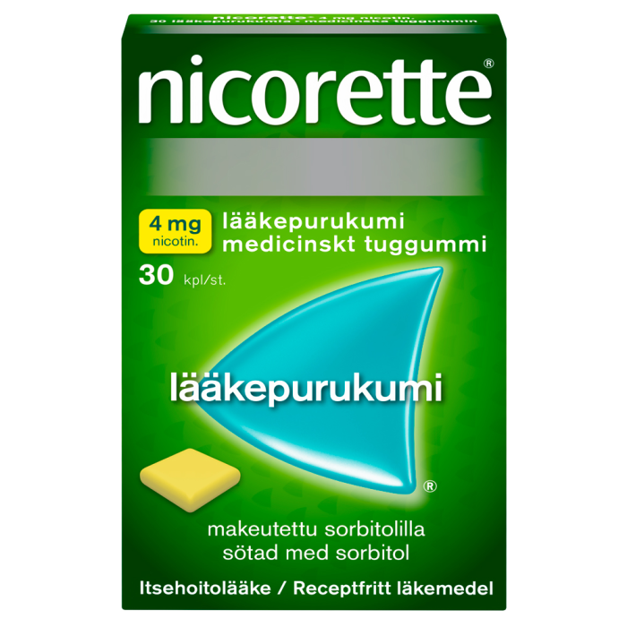 Nicorette 4 mg 30 kpl lääkepurukumi-13