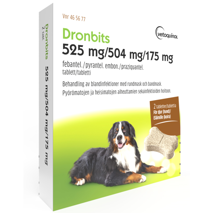 DRONBITS 525 mg / 504 mg / 175 mg 2 fol tabletti-13