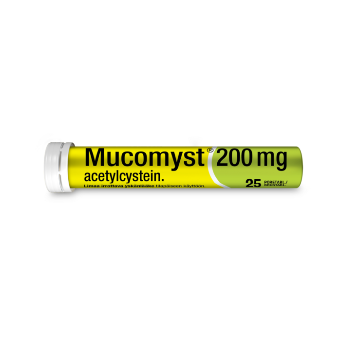 MUCOMYST 200 mg 25 kpl poretabletti-13