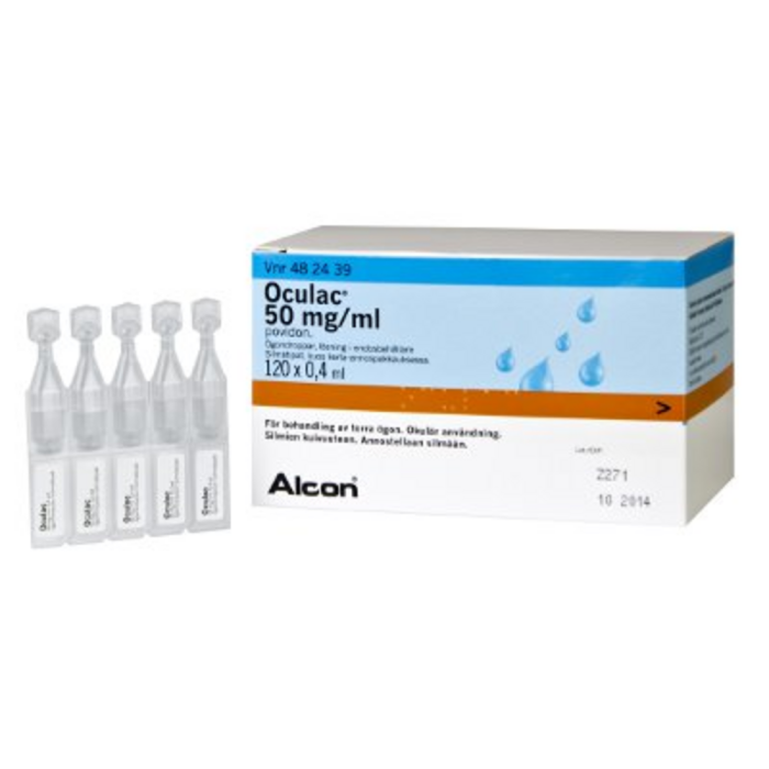 OCULAC 50 mg/ml 120 x 0,4 ml silmätipat, liuos, kerta-annospakkaus-13