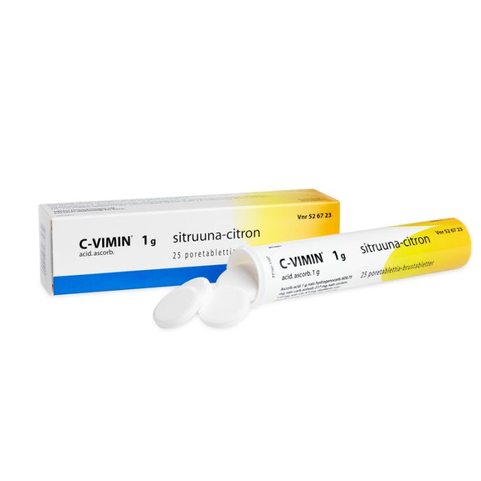 C-VIMIN 1 g 25 kpl poretabletti sitruuna-13