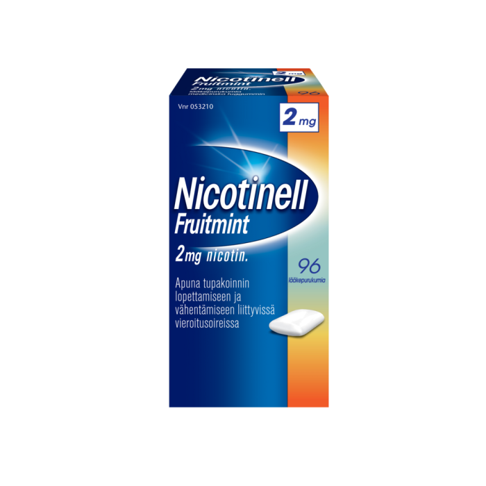 NICOTINELL FRUITMINT 2 mg 96 fol lääkepurukumi-13