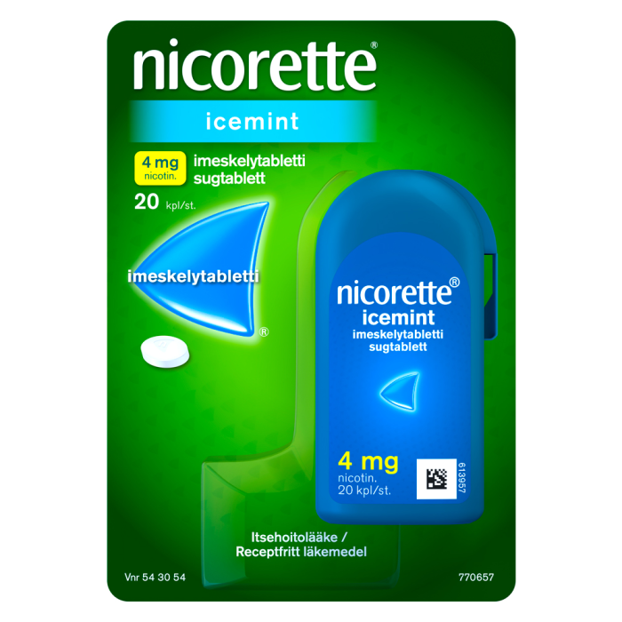 Nicorette Icemint 4 mg 20 kpl imeskelytabletti-13