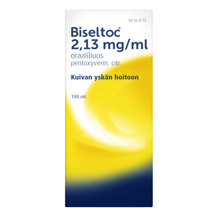 BISELTOC 2,13 mg/ml 190 ml oraaliliuos-13