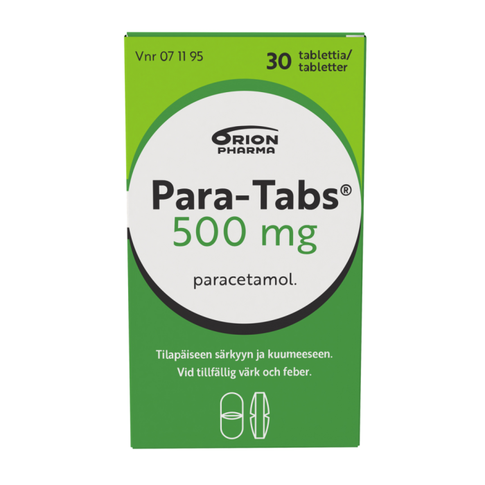 PARA-TABS 500 mg 30 fol tabletti-13