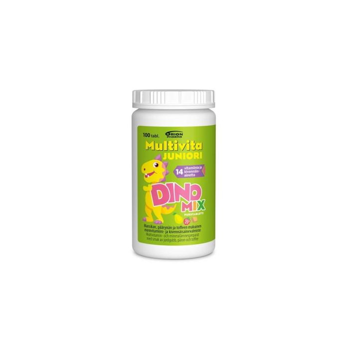Multivita Juniori Dino Mix Monivitamiini 100 purutabl-13