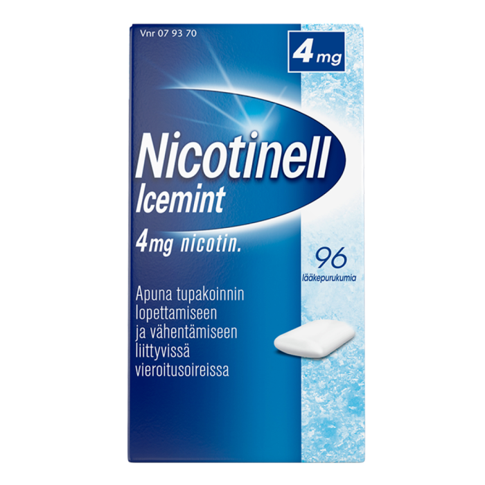 Nicotinell Icemint 4 mg 96 kpl lääkepurukumi-13