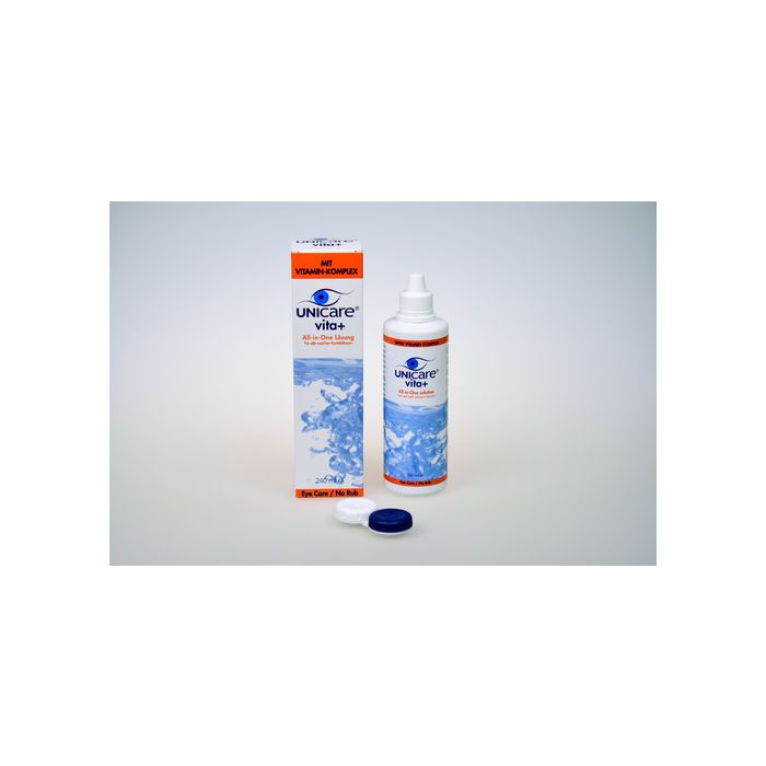 Unicare Vita+ liuos pehmeille piilolinsseille 240 ml-13